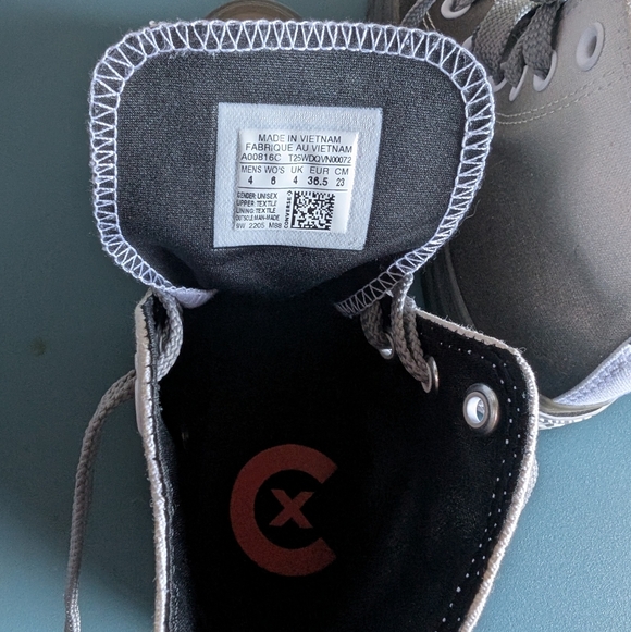 Converse Kids High-Top Sneakers - Gray - Picture 4 of 8